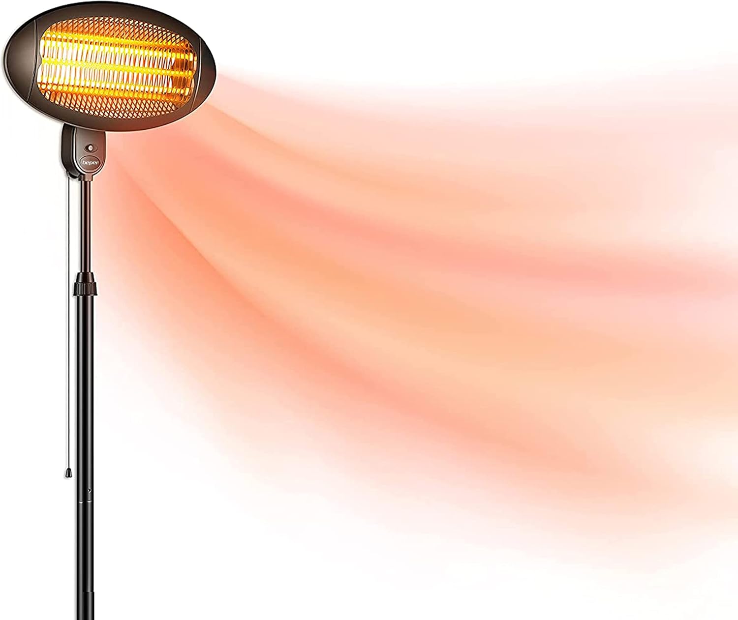 Beper Patio Quartz Heater with Floor Stand