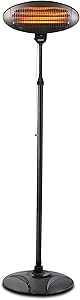Beper Patio Quartz Heater with Floor Stand