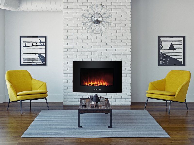 Beper Electric Fireplace Heater
