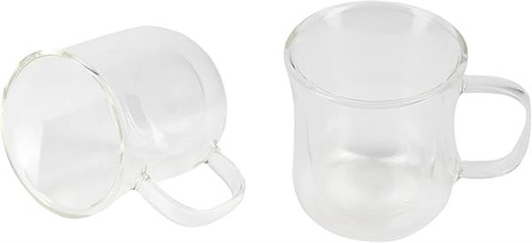 Bergner Double Wall Borosilicate Glass Set 2PC 230ml