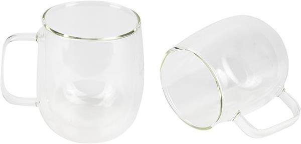 Bergner Double Wall Borosilicate Glass Set 2PC 400ml
