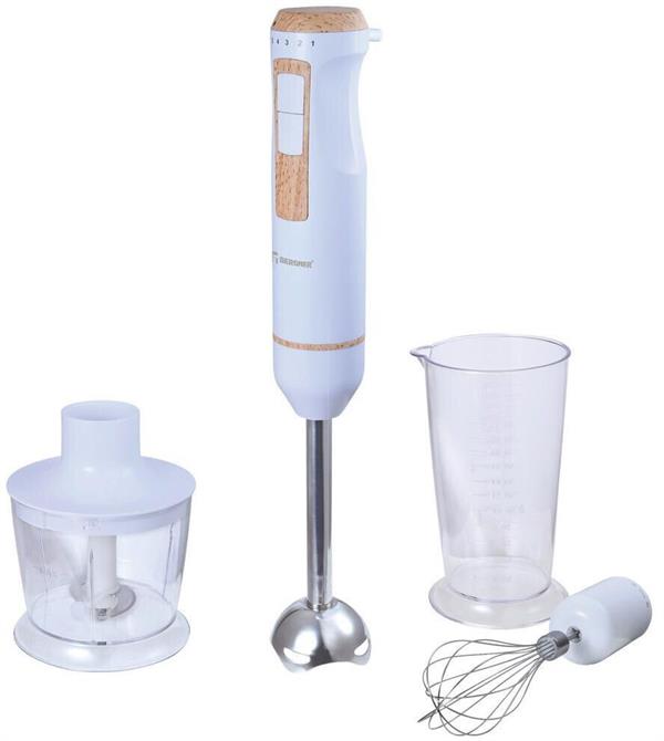 Bergner Hand Blender Set 800W Chopper Whisk