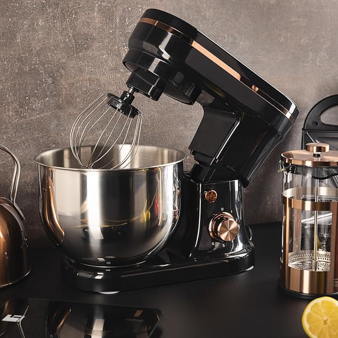 Bergner Stand Mixer 1200W 5L 6-Speed Copper
