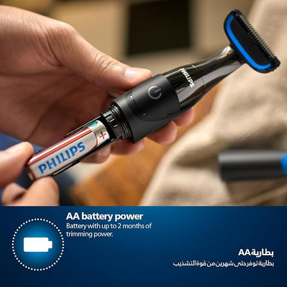 Philips Bodygroomer Wet/Dry AA Battery 3mm Comb