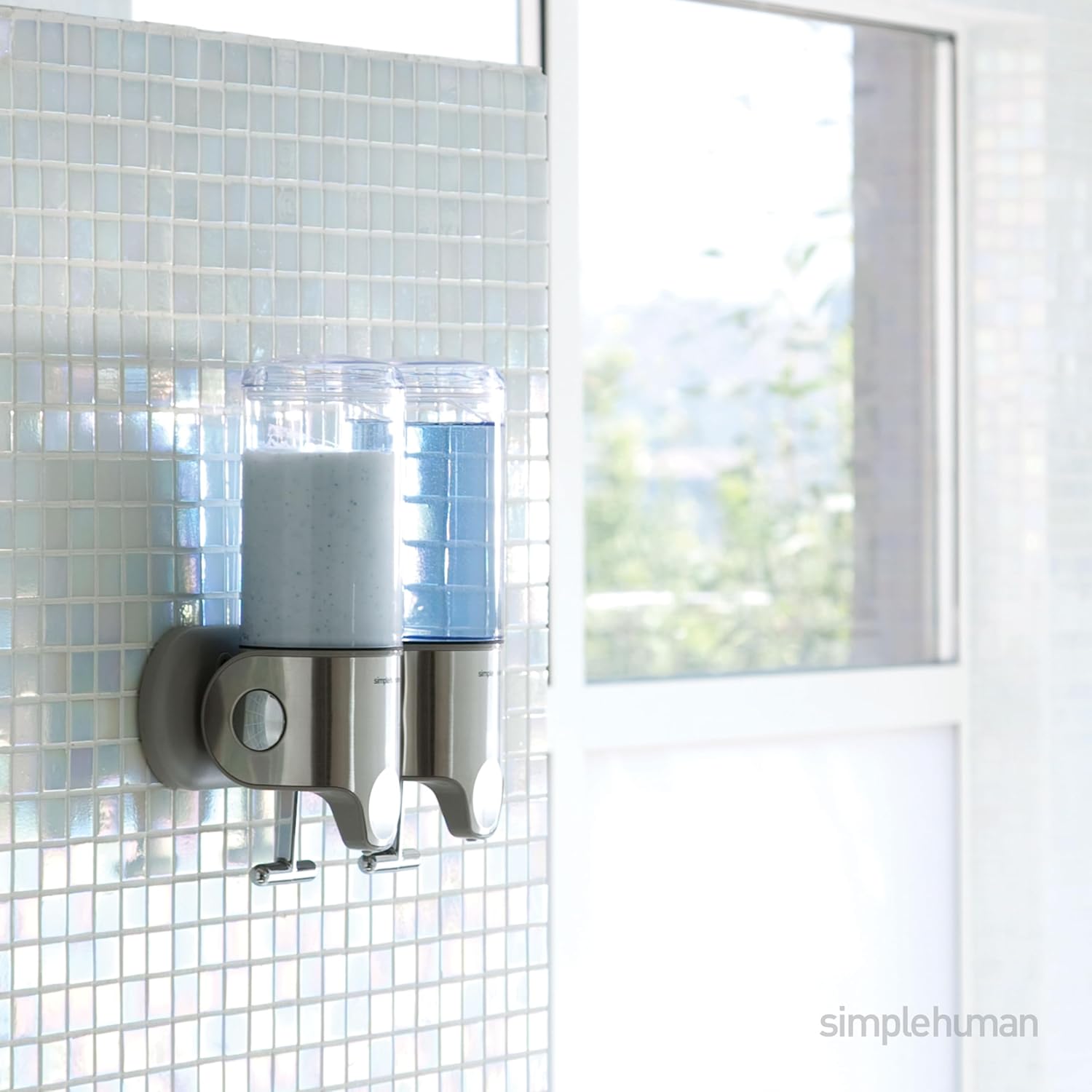 Simplehuman Wall Mount Soap Pump Twin 2x444ml