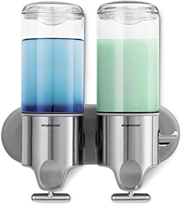 Simplehuman Wall Mount Soap Pump Twin 2x444ml
