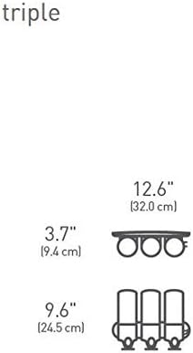 Simplehuman Wall Mount Soap Pump Triple 3x444ml