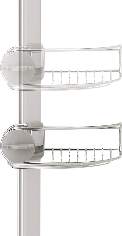 Simplehuman Tension Shower Caddy Brushed Steel