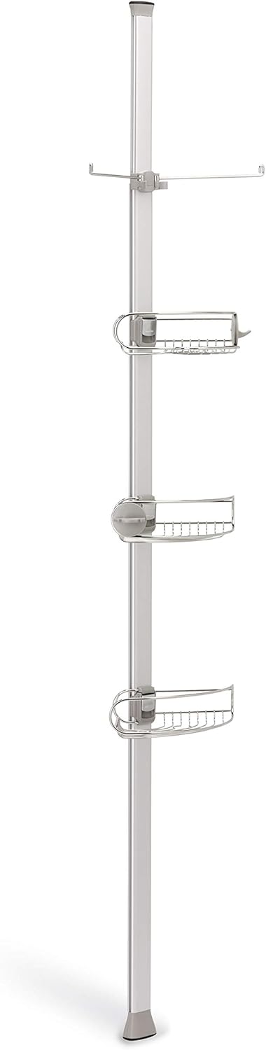 Simplehuman Tension Shower Caddy Brushed Steel