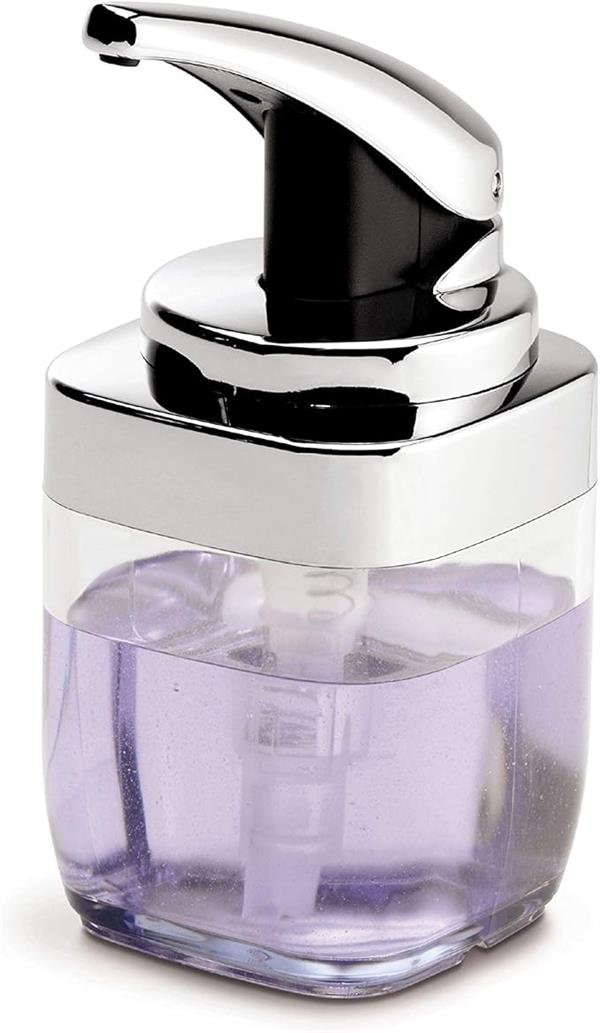 Simplehuman Square Push Pump 443ml Chrome