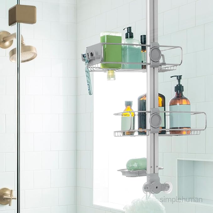 Simplehuman Over Door Shower Caddy SS