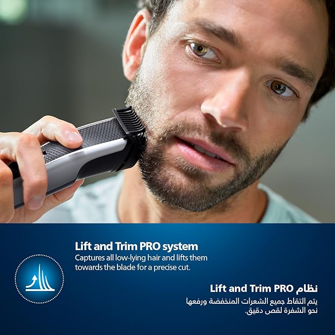 Philips Beard Trimmer Cordless Lift & Trim Pro 40 Lengths