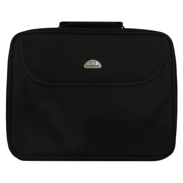 Conqueror Laptop Bag 19 Inch with Strap Black
