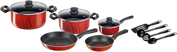 Tefal Tempo Flame Cookware Set 12PC Non-Stick