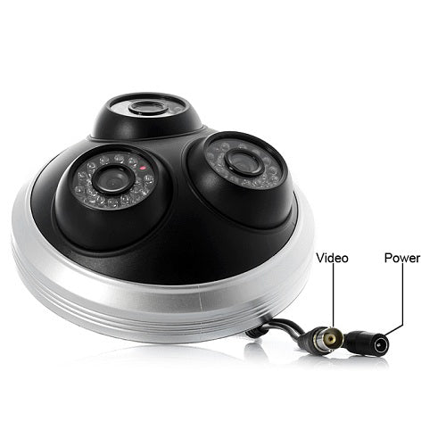Conqueror 3-in-1 CCTV Dome Camera 360 Degree IR Night Vision