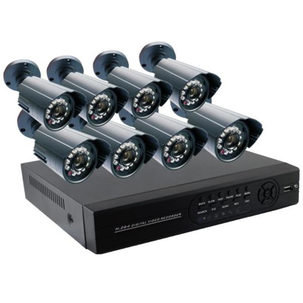 Conqueror 8 Channel DVR CCTV Kit 500GB HDD