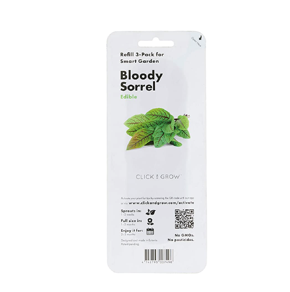 Click & Grow Bloody Sorrel Pods 3-Pack