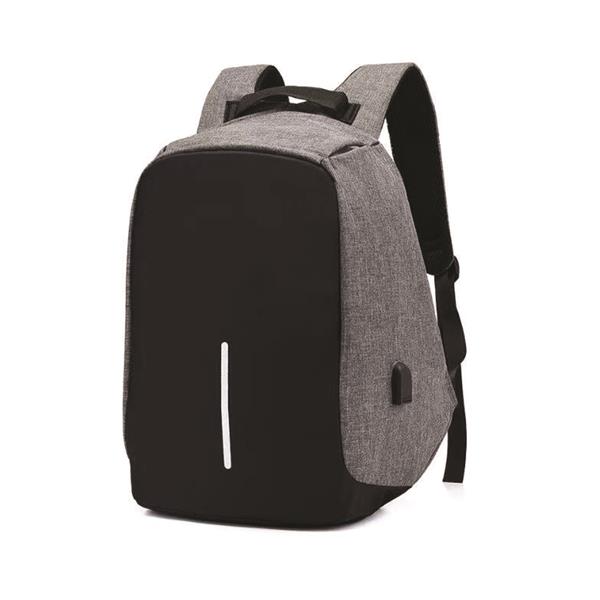 Conqueror Anti-Theft Backpack 15.6 Inch Laptop Grey