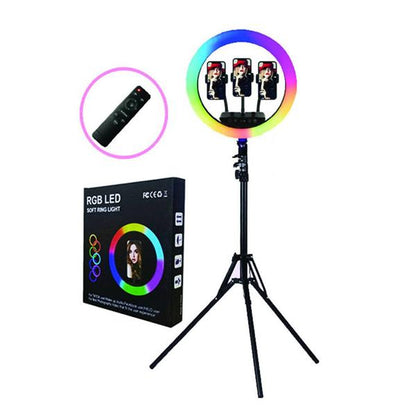 Conqueror Ring Light 16 Inch 55W RGB with Tripod