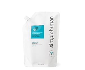 Simplehuman Liquid Hand Soap Refill Pouch 1L Fragrance Free