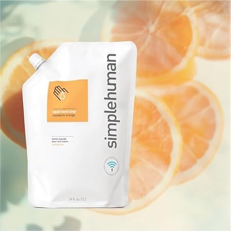 Simplehuman Liquid Hand Soap Refill Pouch 1L Mandarin Orange