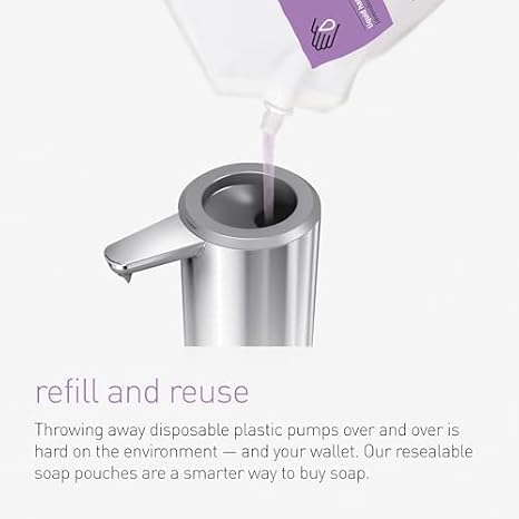 Simplehuman Liquid Hand Soap Refill Pouch 1L Spring Water