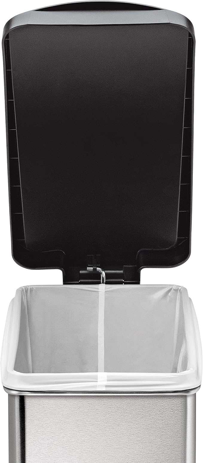 Simplehuman Profile Step Bin 10L Brushed SS