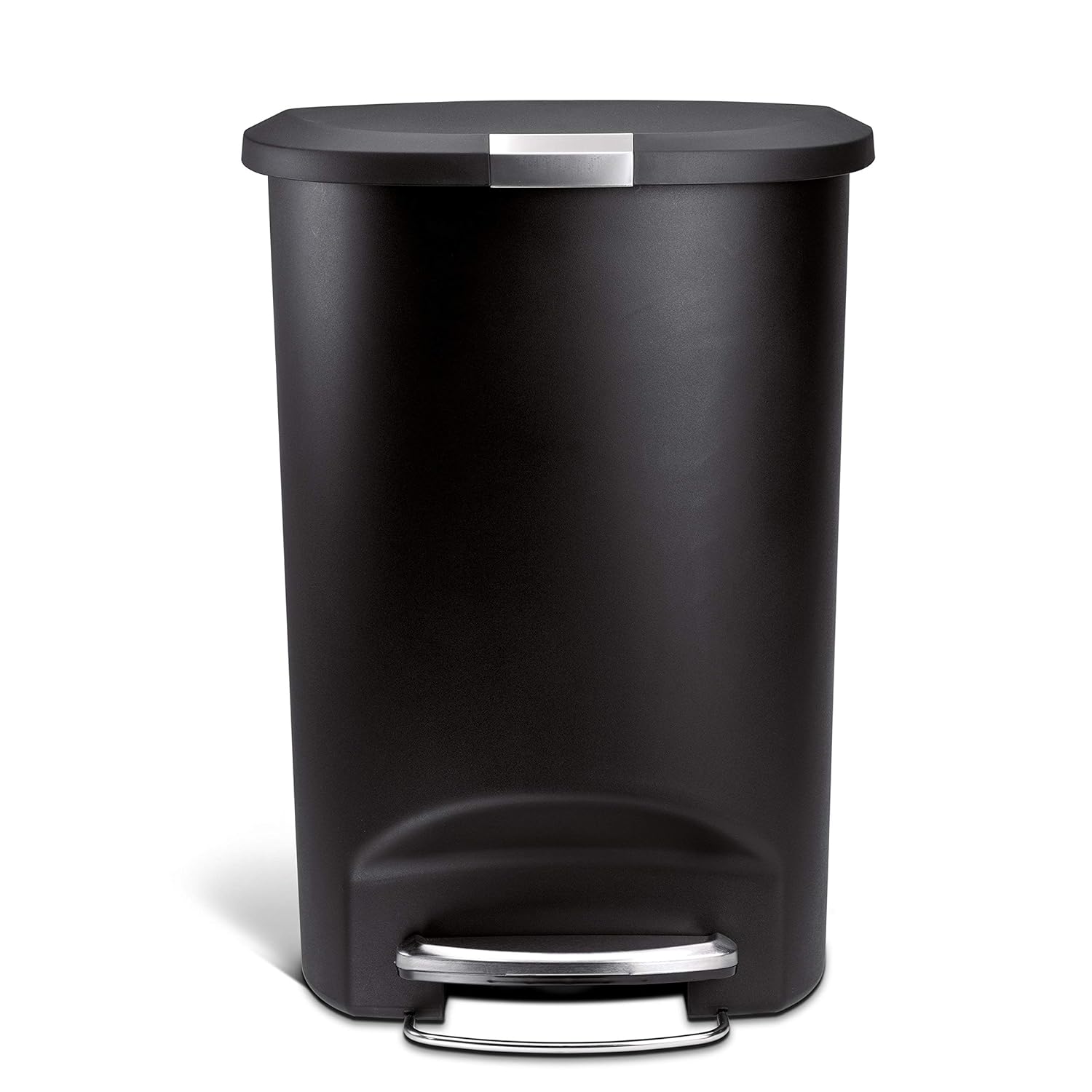 Simplehuman Rectangular Pedal Bin 45L Plastic Black