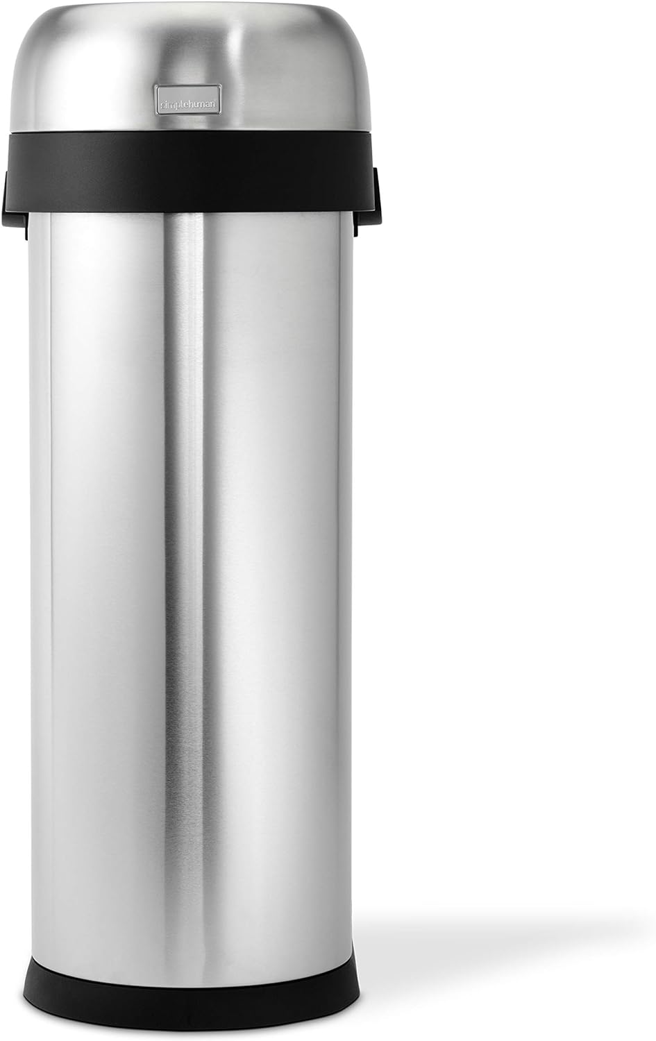 Simplehuman Slim Open Bin 50L Brushed Steel
