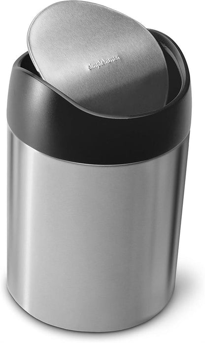 Simplehuman Tabletop Mini Bin 1.5L Brushed Steel