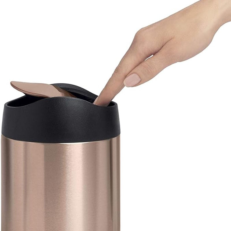 Simplehuman Tabletop Mini Bin 1.5L Rose Gold
