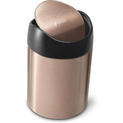Simplehuman Tabletop Mini Bin 1.5L Rose Gold