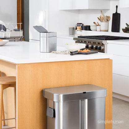 Simplehuman Compost Caddy Brushed Stainless Steel