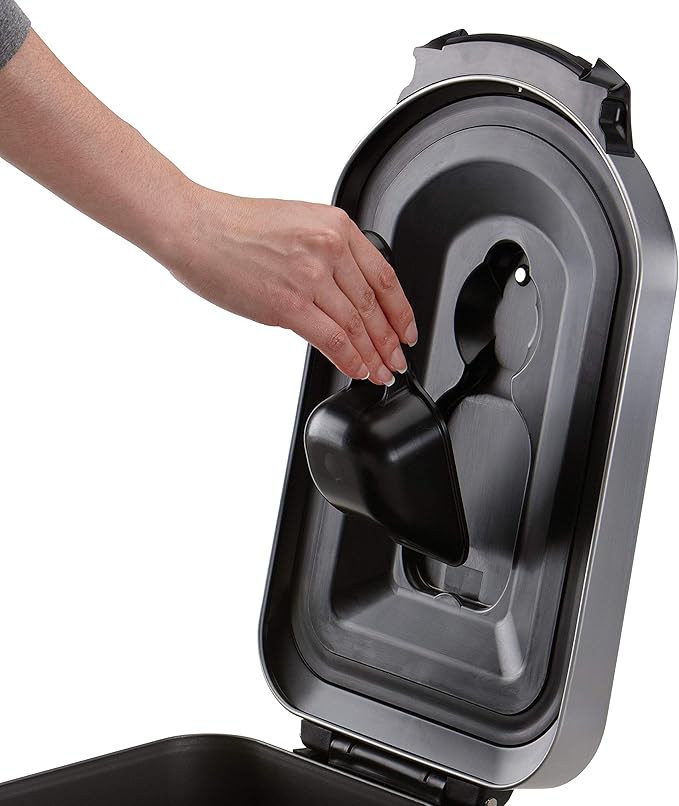 Simplehuman Pet Food Storage Bin 30L Brushed Steel