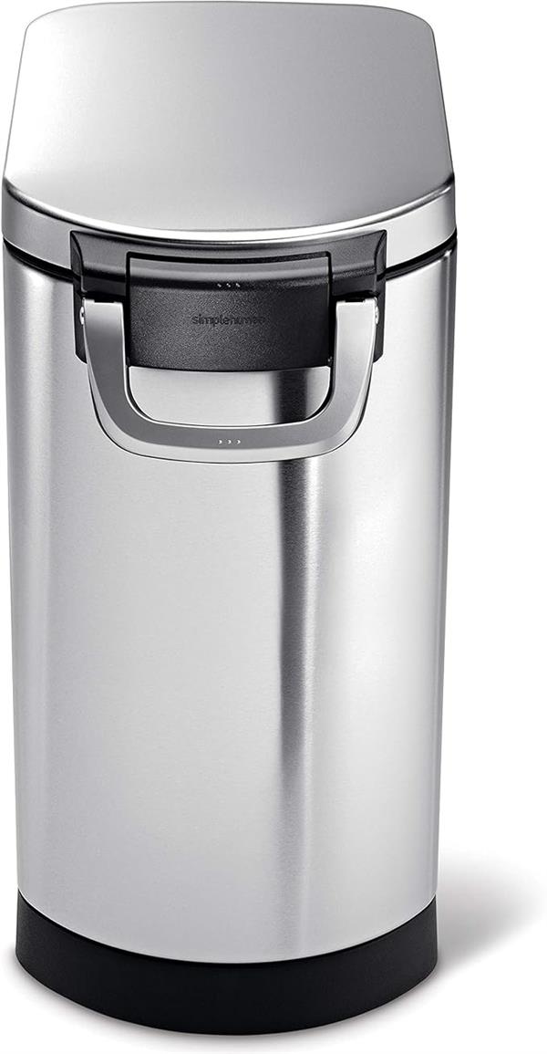 Simplehuman Pet Food Storage Bin 30L Brushed Steel