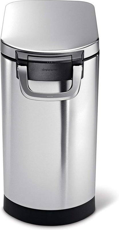 Simplehuman Pet Food Storage Bin 30L Brushed Steel