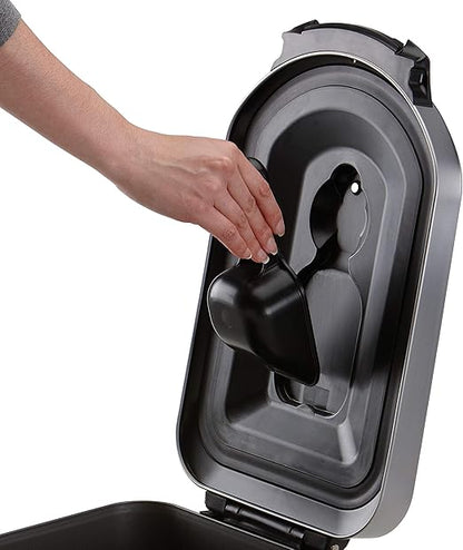 Simplehuman Pet Food Storage Bin 35L Brushed Steel