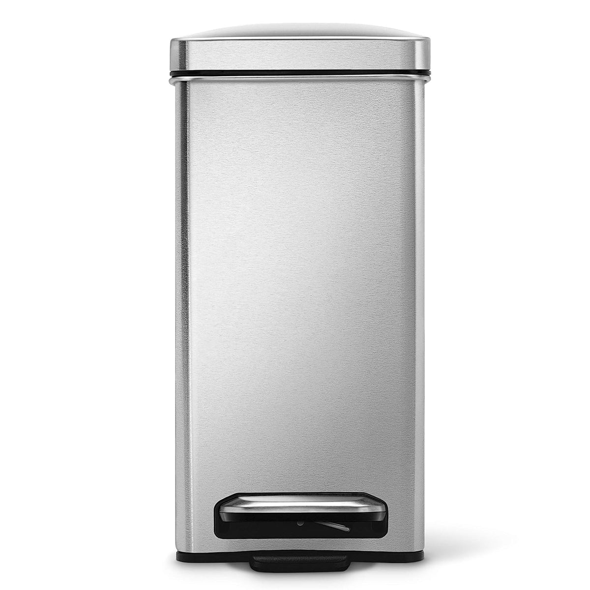 Simplehuman Profile Pedal Bin 10L Brushed Steel