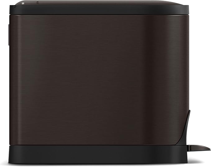 Simplehuman Butterfly Pedal Bin 10L Dark Bronze