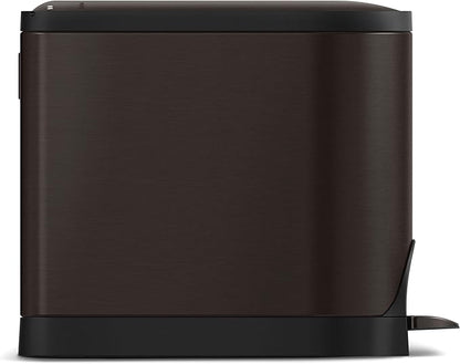 Simplehuman Butterfly Pedal Bin 10L Dark Bronze