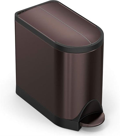 Simplehuman Butterfly Pedal Bin 10L Dark Bronze