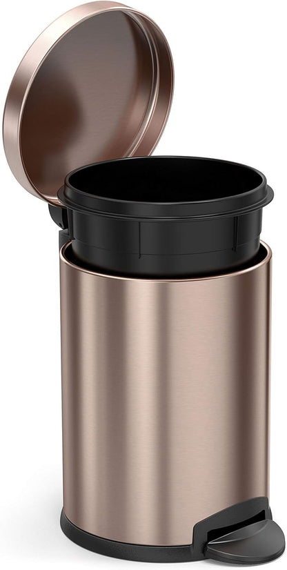 Simplehuman Round Pedal Bin 4.5L Rose Gold