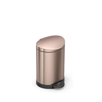 Simplehuman Semi-Round Pedal Bin 6L Rose Gold