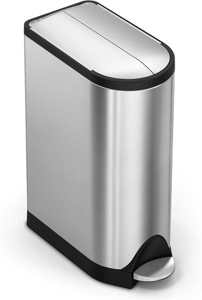 Simplehuman Butterfly Pedal Bin 18L Brushed Steel