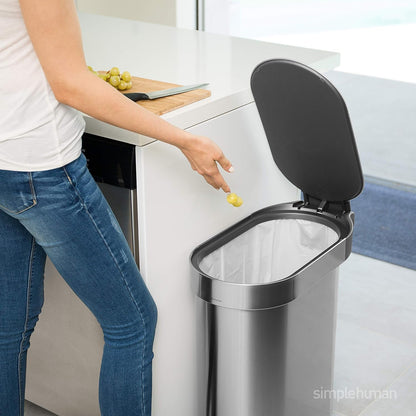 Simplehuman Slim Pedal Bin 45L Black