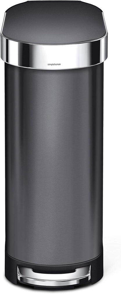 Simplehuman Slim Pedal Bin 45L Black