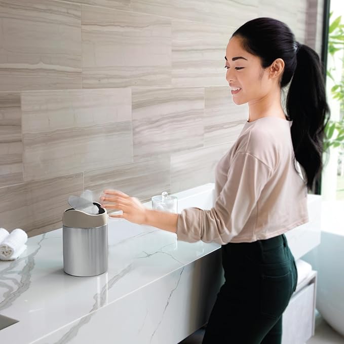 Simplehuman Mini Bin 1.5L Brushed Stainless Steel