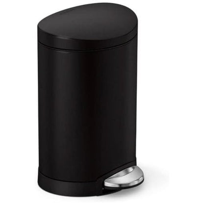 Simplehuman Semi-Round Pedal Bin 6L Matte Black