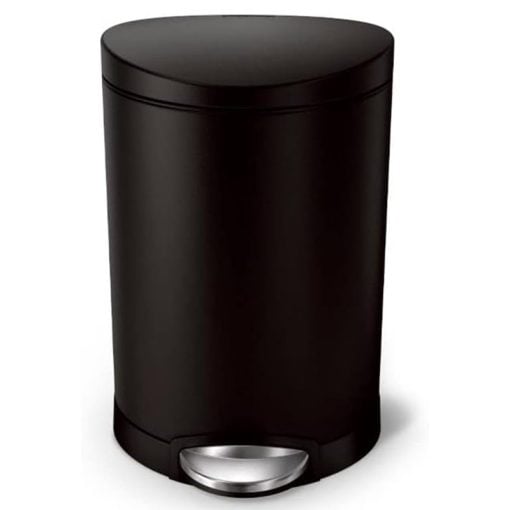 Simplehuman Semi-Round Pedal Bin 6L Matte Black