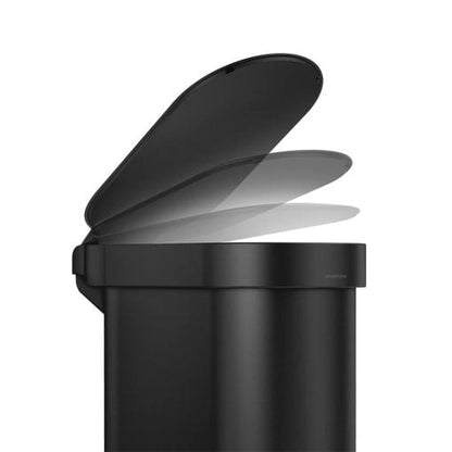 Simplehuman Slim Pedal Bin 45L Matte Black